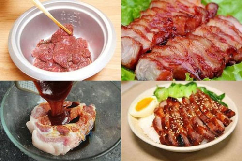 Làm thịt lợn nướng bằng nồi cơm điện, tưởng không ngon nhưng ngon không tưởng