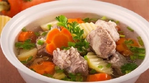 Mẹo nầu canh xương ngọt vị