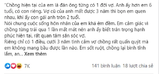 Cưới 3 năm không mang bầu, vợ tình nguyện một lòng chăm con riêng của chồng nhưng vô tình nghe cuộc nói chuyện của anh mà cô ngã khụy - Ảnh 1.