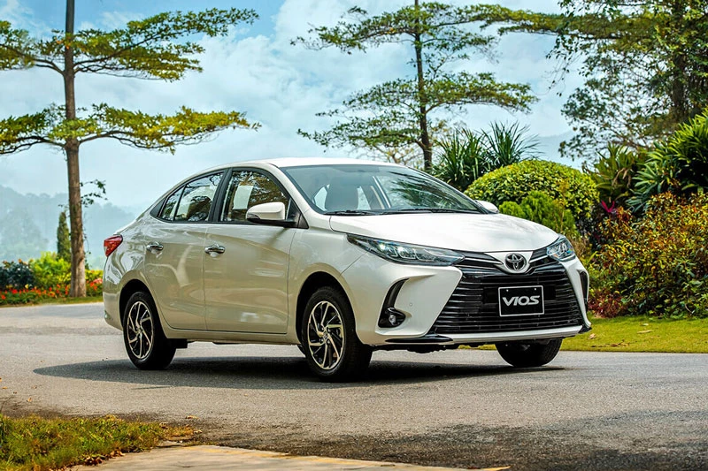 5. Toyota Vios (doanh số: 3.870 chiếc).