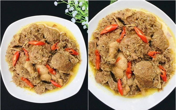 Thịt vịt kho riềng mẻ thơm ngon