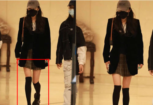 Diện váy ngắn, Dương Mịch vô tình để lộ đôi chân khẳng khiu tới khó tin