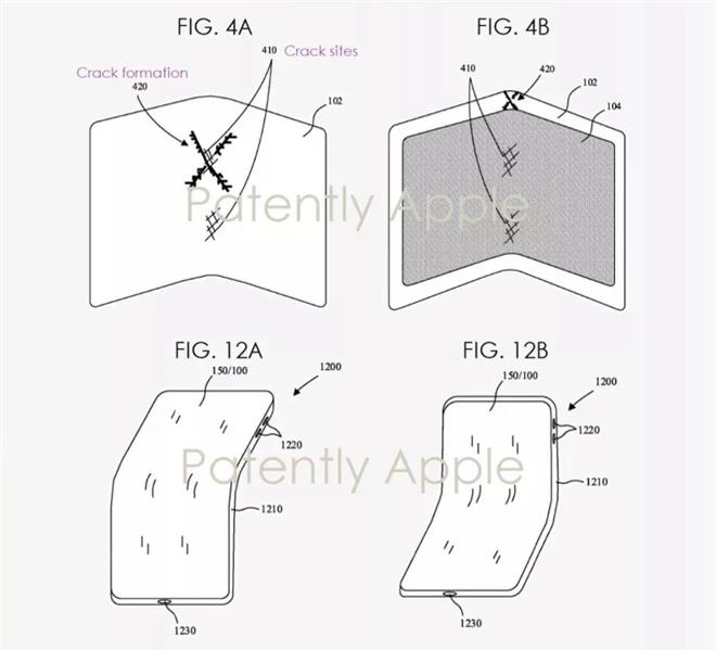 Smartphone man hinh gap cua Apple anh 2