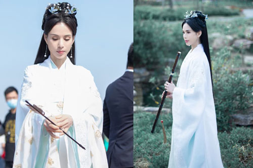Bị chê gầy dơ xương, Lý Nhược Đồng ở tuổi 55 lẳng lặng diện lại trang phục trắng như Tiểu Long Nữ năm xưa, cho thấy thế nào mới là 'tiên khí'