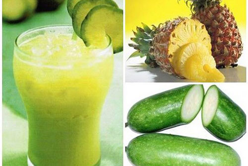 Mỗi ngày một cốc nước ép bí đao dứa giúp tan mỡ, giảm cân nhanh hơn luyện tập thể dục