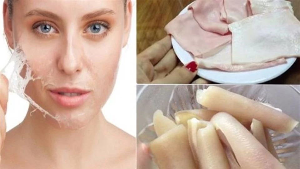 Bì lợn có khả năng cung cấp collagen tự nhiên cho da?