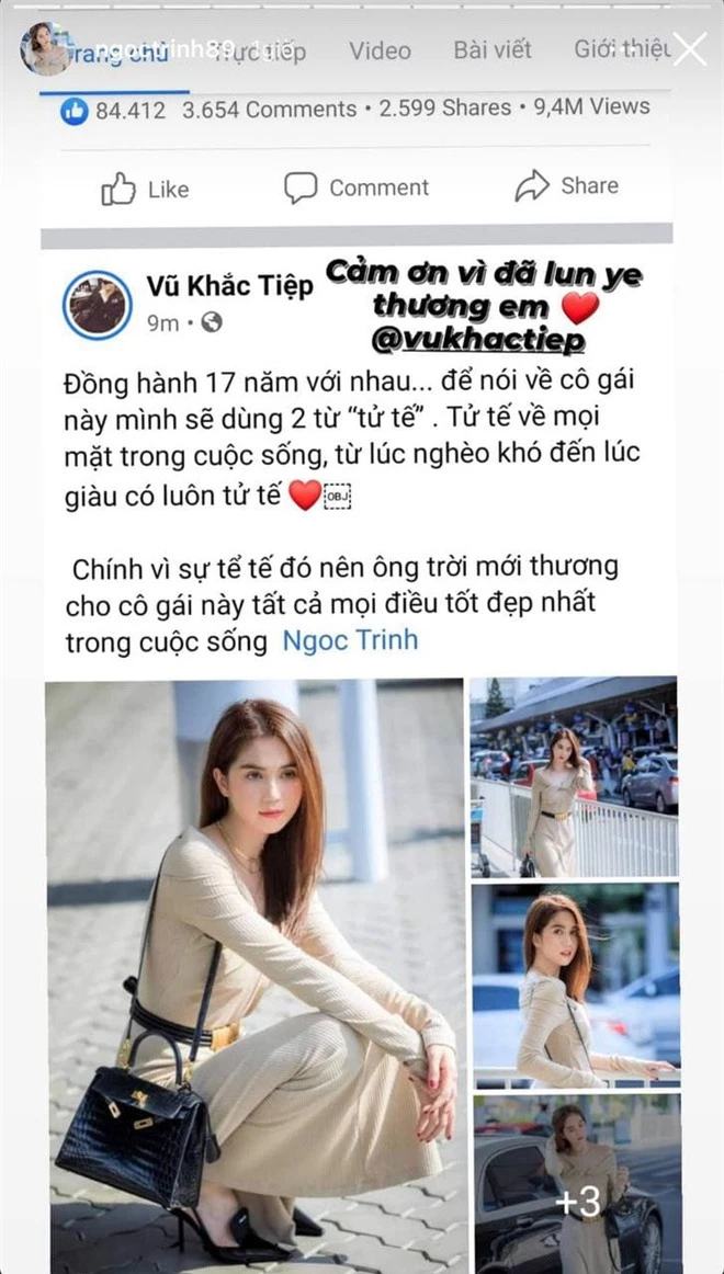 Gà cưng Ngọc Trinh liên tục bị đả kích, Vũ Khắc Tiệp nói vỏn vẹn 3 dòng đủ thấy rõ thái độ! - Ảnh 2.