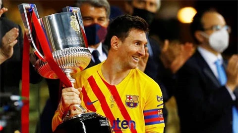 Messi lập một loạt kỷ lục, Barca vô địch cúp Nhà Vua 2020/21