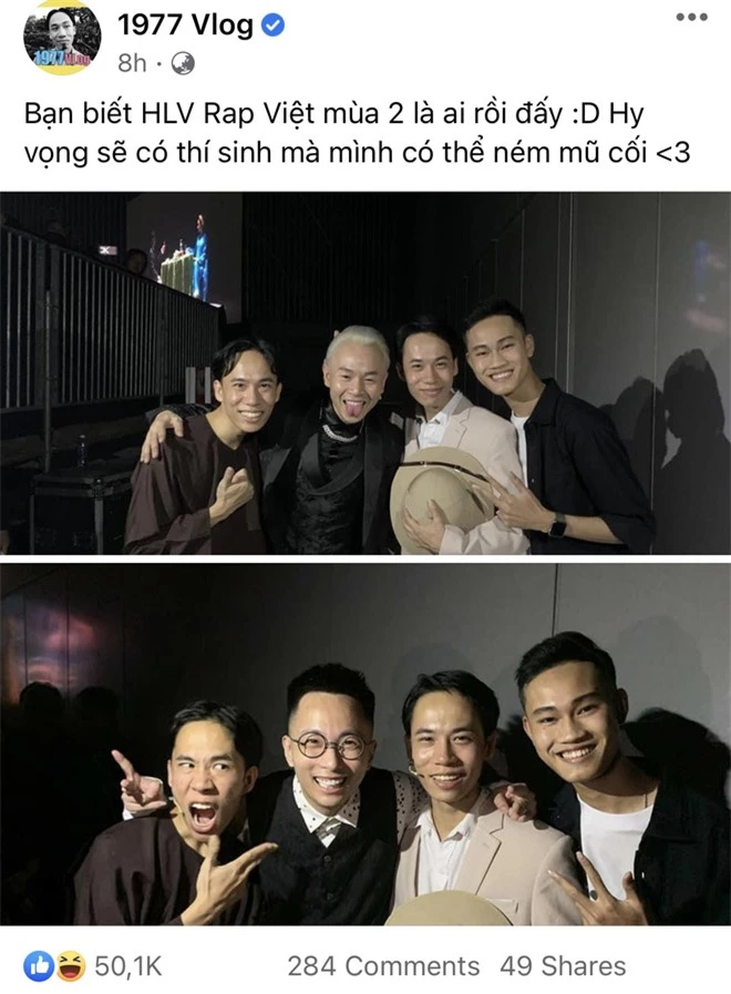 Xuất hiện 3 nhân vật tự nhận HLV Rap Việt mùa 2, còn đòi thay hẳn nón vàng! - Ảnh 1.