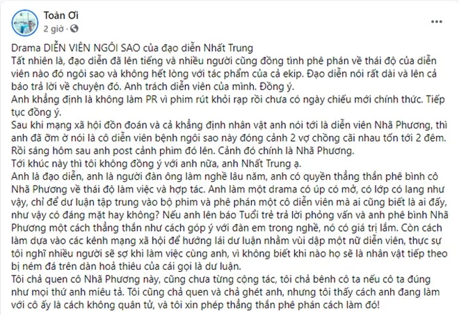 Đạo diễn Nhất Trung bị chỉ trích không quân tử với Nhã Phương, cố tình tạo drama để PR phim - Ảnh 3.