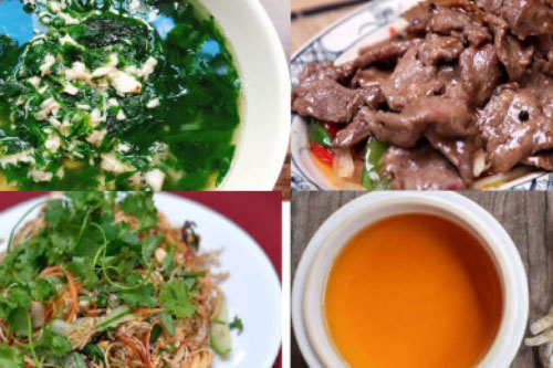 Cơm chiều dễ ăn cho ngày nắng nóng