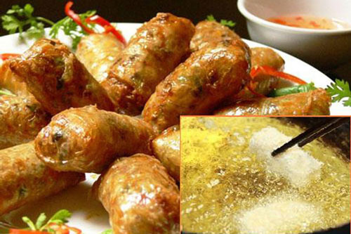 Rán nem không ăn hết đừng vội bỏ ngay vào tủ trữ đông, làm theo cách này đảm bảo nem giòn rụm, không nát