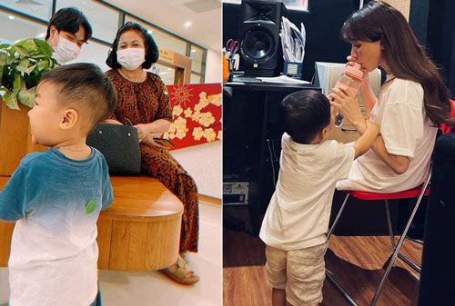 Hòa Minzy nghẹn ngào khi chia sẻ chuyện 'cai sữa mẹ' cho con trai lúc hơn 1 tuổi