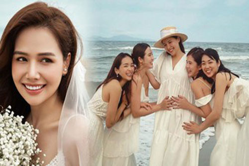 Phanh Lee ôm bụng bầu khoe nhan sắc ngọt ngào, hội chị em Vbiz lên chức 'mẹ đỡ đầu'