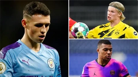 Foden được khen hay hơn Mbappe và Haaland