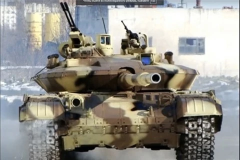 Ukraine trang bi cho T-64E phao phong khong hai nong cuc manh