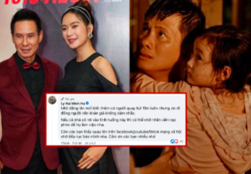 Đáng lên án: Lý Hải - Minh Hà lại kêu cứu vì Lật Mặt bị quay trộm, đỉnh điểm là có người quay lại toàn bộ phim