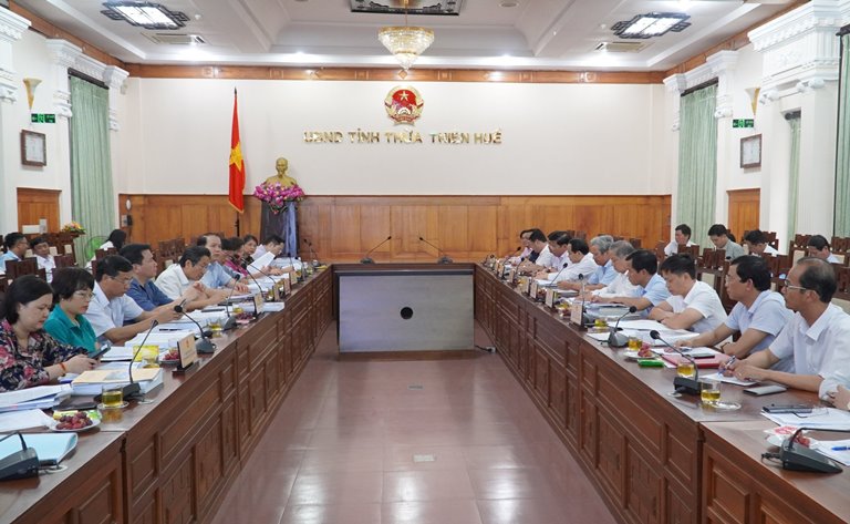 Ủy ban Pháp luật Quốc hội làm việc với tỉnh Thừa Thiên Huế