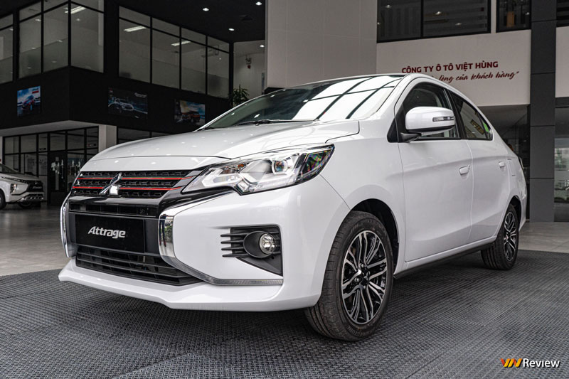 Cận cảnh Mitsubishi Attrage 2021 giá từ 375 triệu tại Việt Nam, cạnh tranh với Hyundai Accent, Toyota Vios