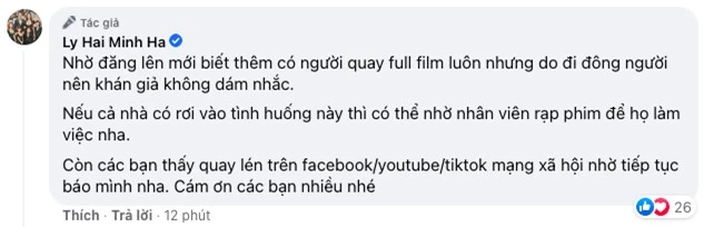 Đáng lên án: Lý Hải - Minh Hà lại kêu cứu vì Lật Mặt bị quay trộm, đỉnh điểm là có người quay lại toàn bộ phim - Ảnh 4.