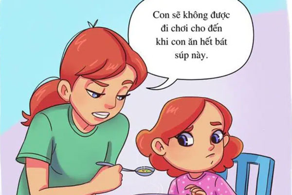 15 sai lầm trong ăn uống cha mẹ thường ép khiến trẻ lười ăn trong tương lai