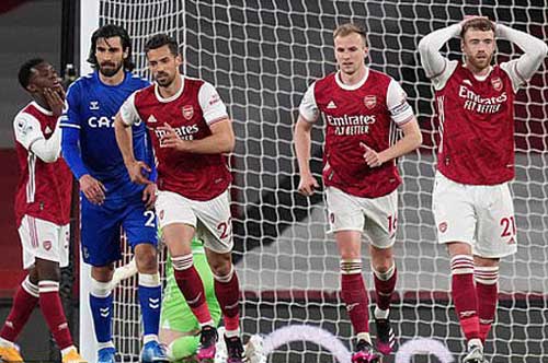 Điểm nhấn Arsenal 0-1 Everton: Europa League, độc đạo đến Champions League của Pháo thủ