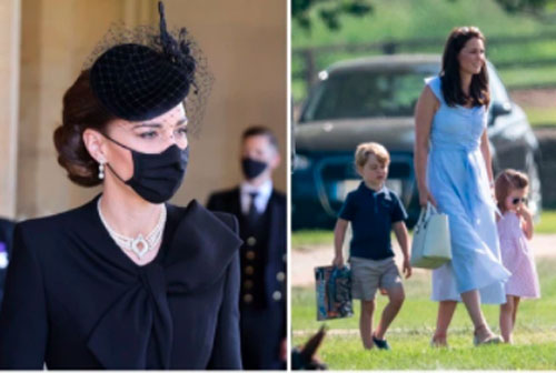 Sau một loạt cử chỉ tinh tế trong tang lễ hoàng gia, Công nương Kate xuất hiện cùng 3 con nhỏ và "ghi điểm" với cách ứng xử tuyệt vời