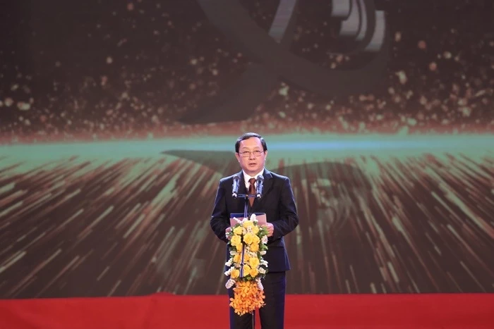 Bộ trưởng Bộ KH&CN Huỳnh Thành Đạt phát biểu tại buổi lễ.