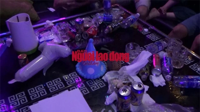 Gần 100 thanh niên sử dụng ma túy trong quán karaoke - Ảnh 1.