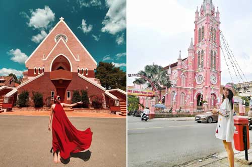 Check-in tại 3 nhà thờ màu hồng độc đáo ở Việt Nam