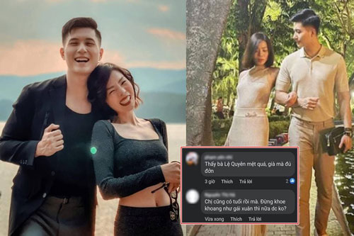Lệ Quyên bị netizen 'ném đá' vì suốt ngày dính như sam và khoe ảnh với tình trẻ Lâm Bảo Châu