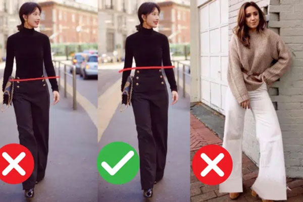 6 sai lầm khi chọn quần ống suông khiến các chị em luộm thuộm, kém sang