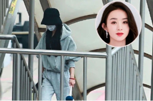 Đây mới chính là hình ảnh đầu tiên của Triệu Lệ Dĩnh sau khi ly hôn: Mặt liên tục cúi gằm, hình bóng cô đơn đến xót xa