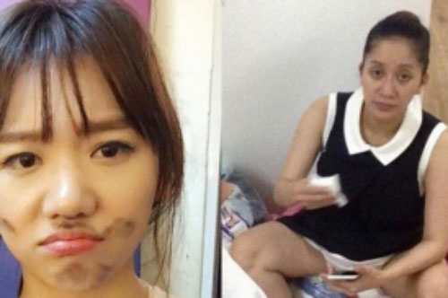 Các mỹ nhân Việt qua ảnh "dìm hàng" của ông xã: Hari Won lộ nhan sắc thật, Nhã Phương kém sắc