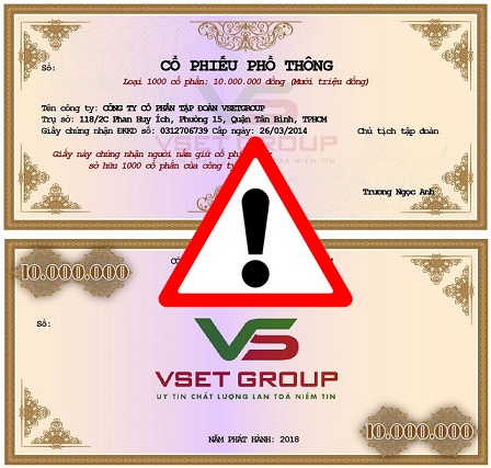 Vietsetgroup phát hành trái phiếu sai quy định, có dấu hiệu vi phạm pháp luật