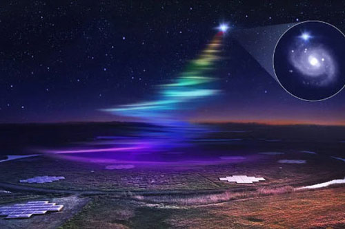 Thiên hà khác phát tín hiệu "cầu vồng" xuống Trái Đất 18 lần