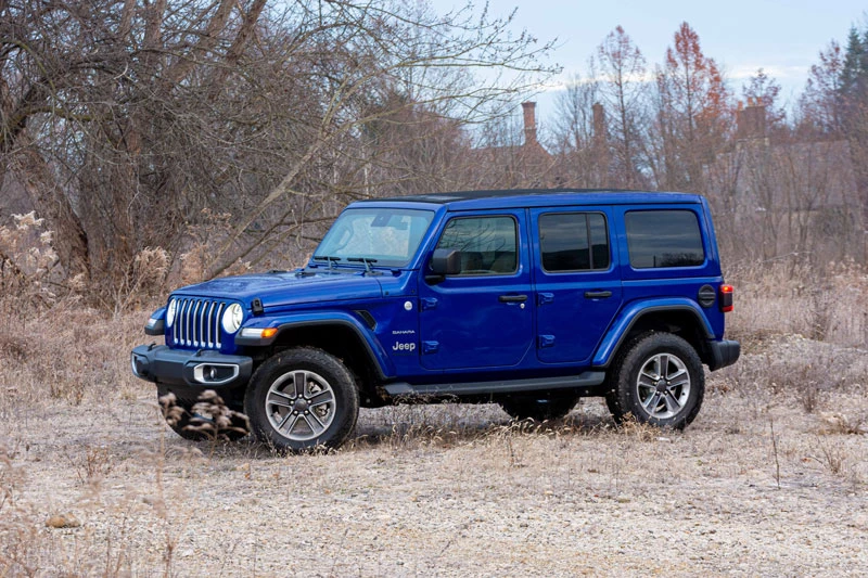 1. Jeep Wrangler Unlimited (mức độ mất giá trung bình sau 5 năm: 30,9%).