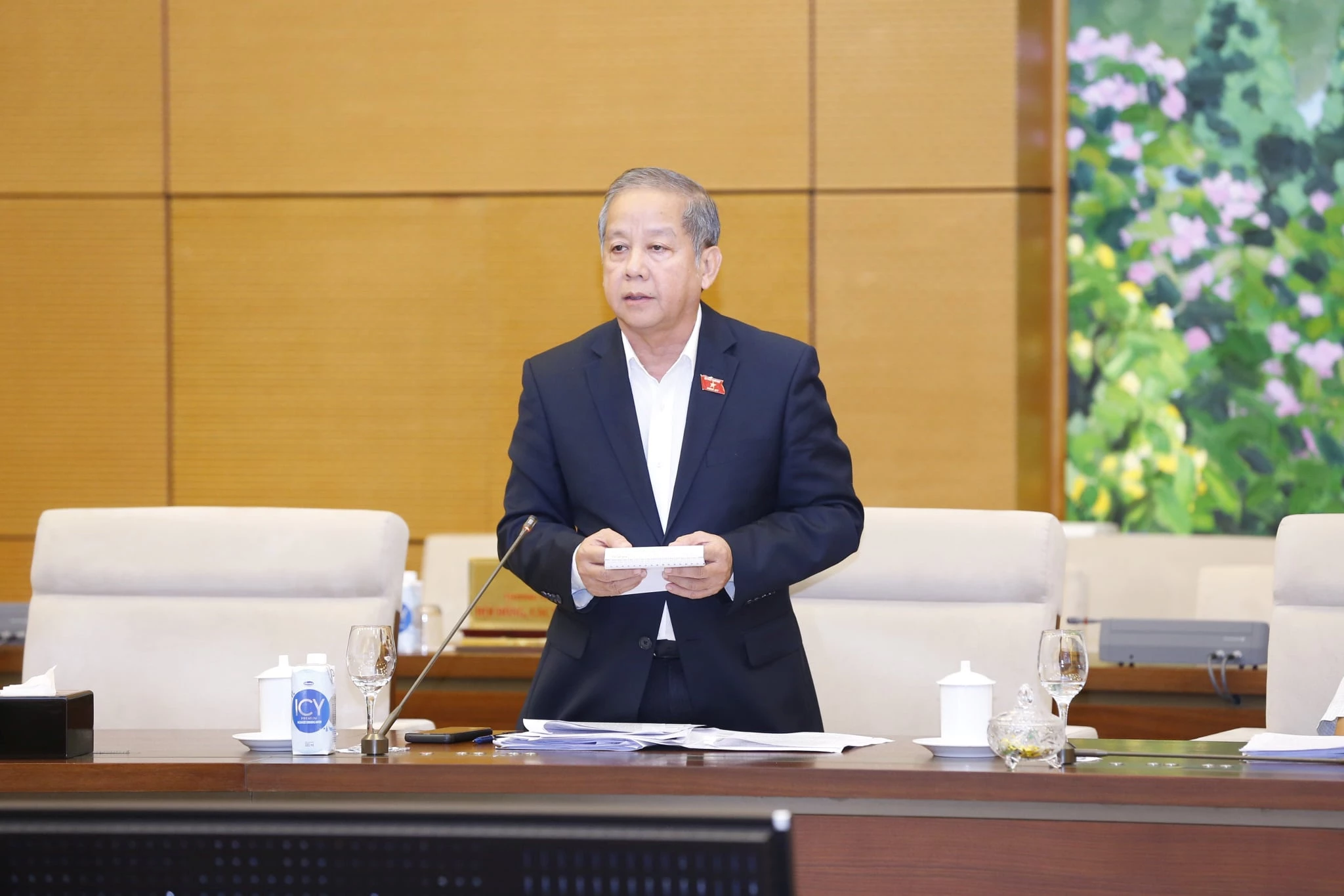 Chủ tịch UBND tỉnh Thừa Thiên Huế Phan Ngọc Thọ tham dự và phát biểu tại phiên họp.