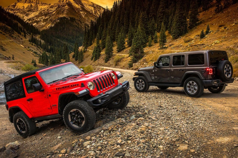 3. Jeep Wrangler (mức độ mất giá trung bình sau 5 năm: 32,8%).