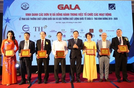 Tri ân các doanh nghiệp đồng hành cùng Giải thưởng Chất lượng quốc gia