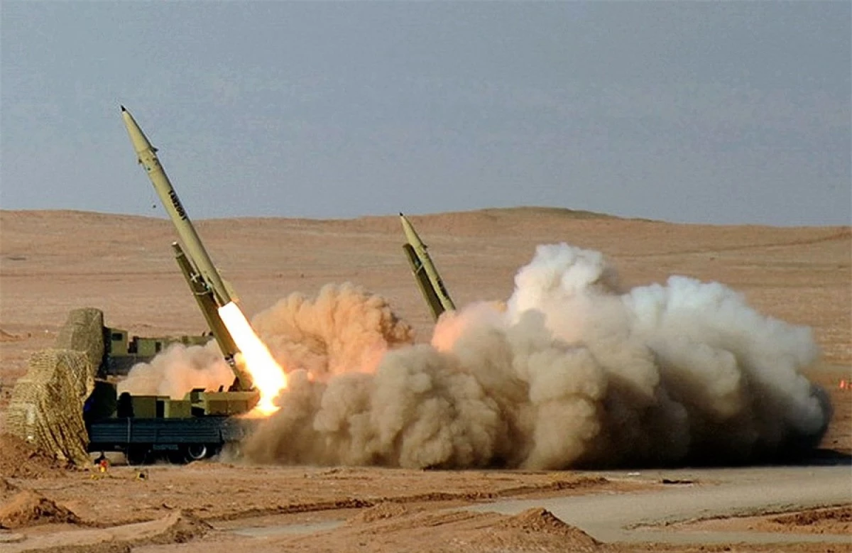 Tên lửa Fateh-110. Ảnh: Wikipedia.