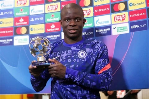 Kante được bầu là cầu thủ xuất sắc nhất trận Real vs Chelsea