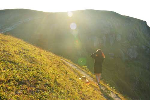 Tắm nắng thu vàng rực trên cao nguyên Đồng Cao