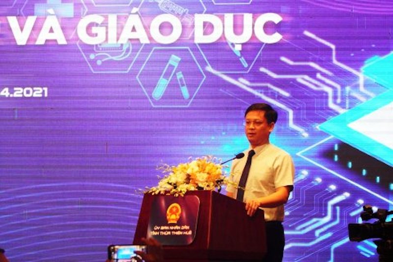 Phó Chủ tịch UBND tỉnh Nguyễn Thanh Bình phát biểu tại Hội thảo