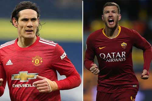 Edinson Cavani và Edin Dzeko: Chữ 'E' nào bự hơn?