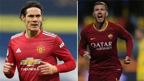 Edinson Cavani vs. Edin Dzeko: Chữ 'E' nào bự hơn?