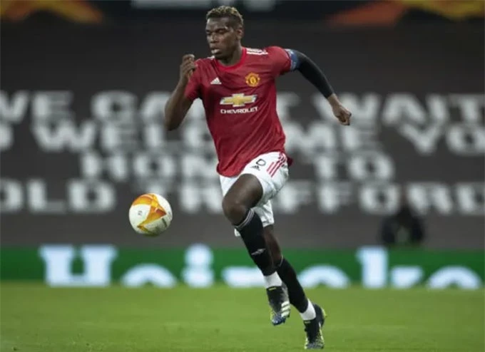 Pogba mặc áo số 6