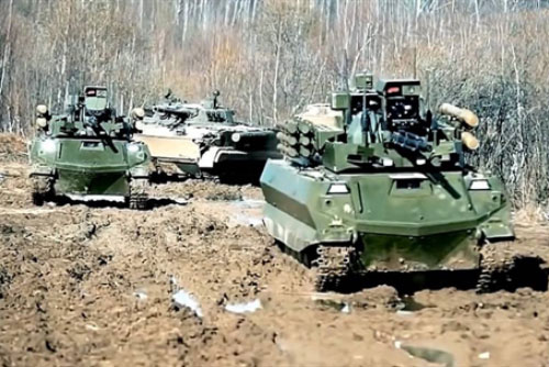 Quân đội Nga trang bị lại hàng loạt robot chiến đấu Uran-9