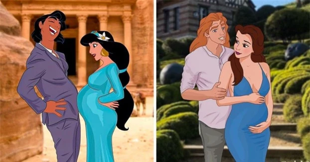 Điều gì sẽ xảy ra nếu các nàng công chúa Disney có bầu? 0
