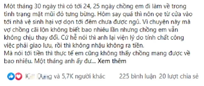 Rủ bạn về nhà nhậu tới khuya, chồng còn tuyên bố &quot;đàn bà chiều lắm sinh hư&quot;, nhưng chưa đầy 3 phút sau mặt anh đã biến sắc trước những gì xảy ra - Ảnh 1.